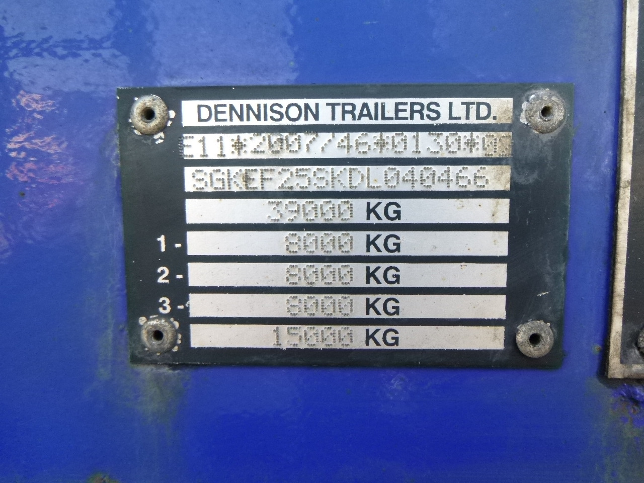 Semi-remorque porte-conteneur/ Caisse mobile Dennison Stack - 3 x container trailer 20-30-40-45 ft: photos 21