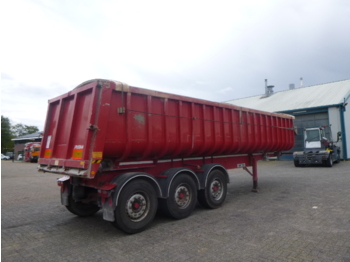 Semi-remorque benne Fruehauf Tipper trailer alu 34.6 m3 + tarpaulin: photos 4