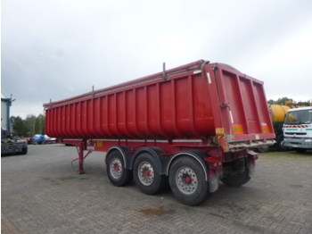 Semi-remorque benne Fruehauf Tipper trailer alu 34.6 m3 + tarpaulin: photos 3