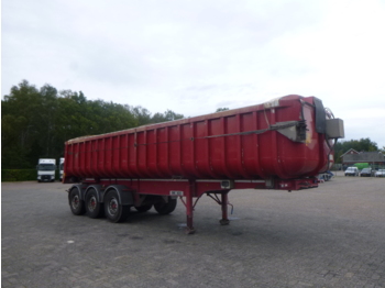 Semi-remorque benne Fruehauf Tipper trailer alu 34.6 m3 + tarpaulin: photos 2