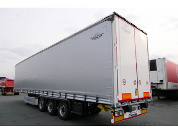 Semi-remorque rideaux coulissants Krone CURTAINSIDER / MEGA / LIFTED ROOF & AXLE / PALLET BOX /: photos 3