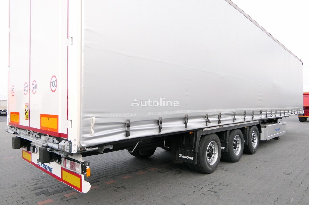 Semi-remorque rideaux coulissants Krone CURTAINSIDER / MEGA / LIFTED ROOF & AXLE / PALLET BOX /: photos 12