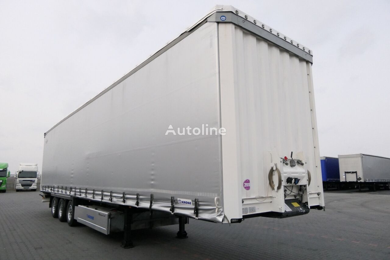 Semi-remorque rideaux coulissants Krone CURTAINSIDER / MEGA / LIFTED ROOF & AXLE / PALLET BOX /: photos 8
