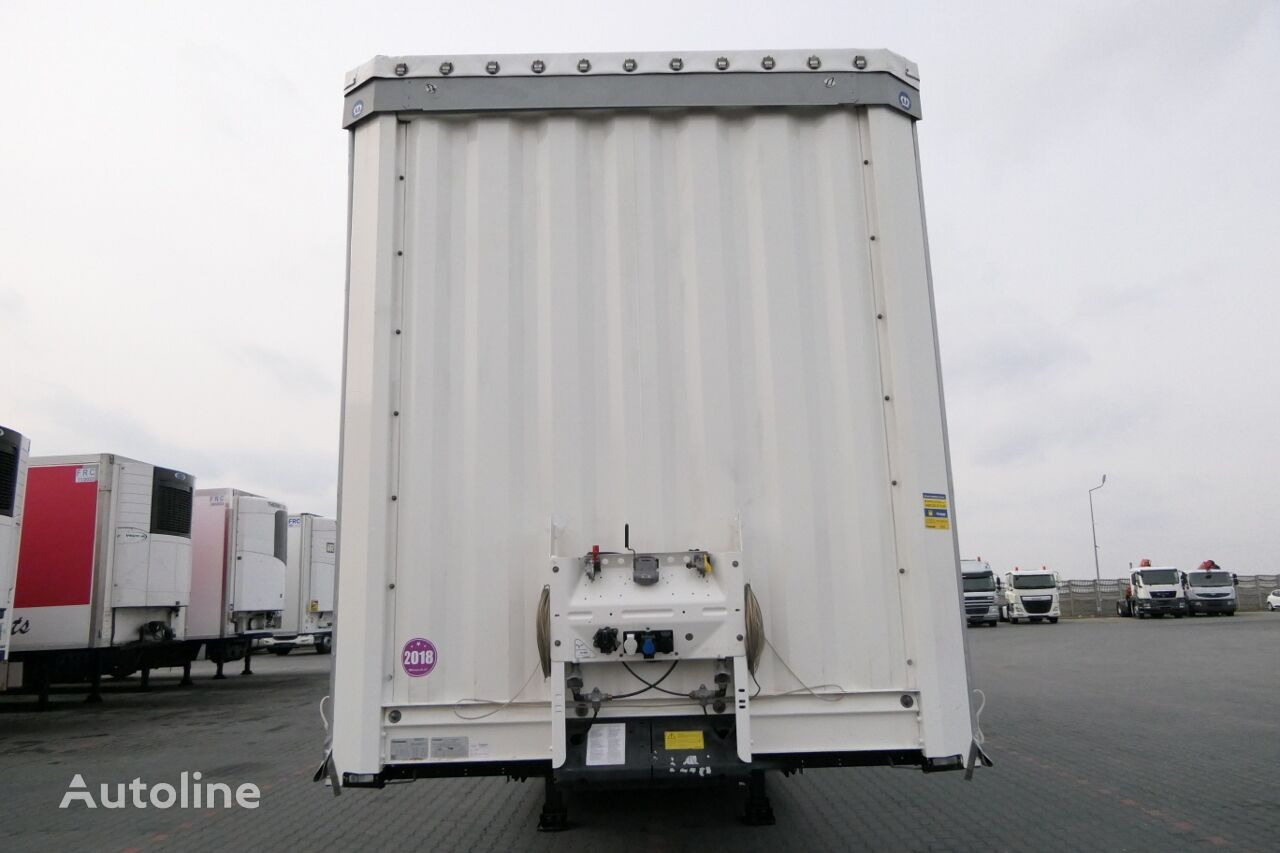 Semi-remorque rideaux coulissants Krone CURTAINSIDER / MEGA / LIFTED ROOF & AXLE / PALLET BOX /: photos 10