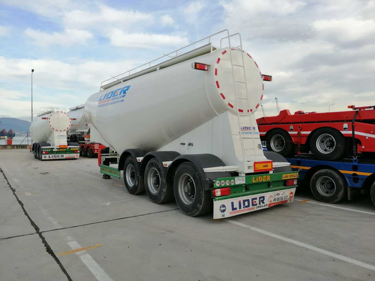Semi-remorque citerne pour transport de ciment neuf LIDER 2023 MODEL NEW CEMENT TANKER: photos 18