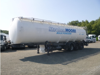 Semi-remorque citerne pour transport de farine L.A.G. Powder tank alu 58.5 m3 / 1 comp + compressor: photos 1