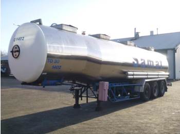 Semi-remorque citerne pour transport de produits chimiques Magyar Chemical tank inox 33 m3 / 4 comp.: photos 1