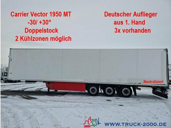 Schmitz Cargobull Carrier 1950 -2 Kühlzonen -Trennwand Doppelstock - Semi-remorque frigorifique: photos 1