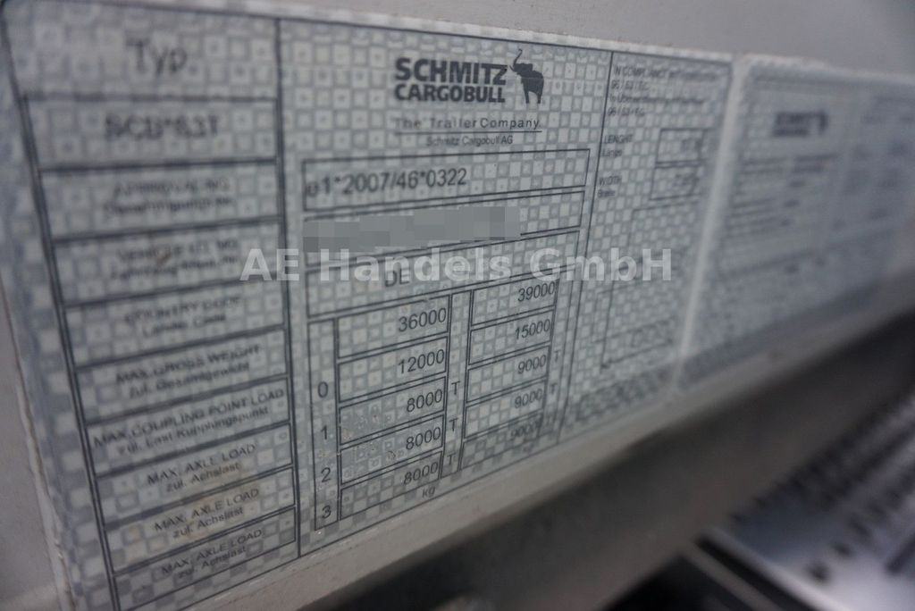 Semi-remorque rideaux coulissants Schmitz Cargobull SCS 24/L - 13.62 EB *Edscha/Tautliner/1.Lift: photos 10