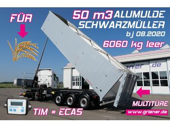 Semi-remorque benne Schwarzmüller ALUMULDE GETREIDE 50m³  LIFT/ALU /6060 kg leer: photos 1