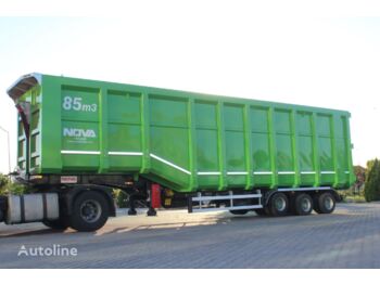 NOVA 85 m3 SCRAP TIPPER TRAILER HARDOX TUF500 2023 - Semi-remorque benne