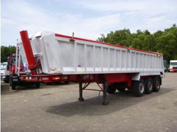 Weightlifter Tipper trailer alu / steel 34.5 m3 + tarpaulin - Semi-remorque benne