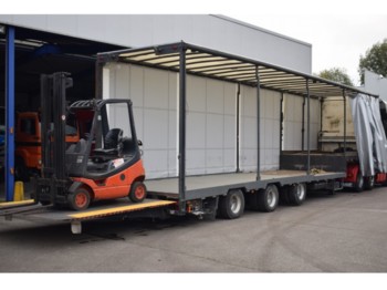 ESVE Forklift transport, 9000 kg lift, 2x Steering axel - Semi-remorque surbaissé