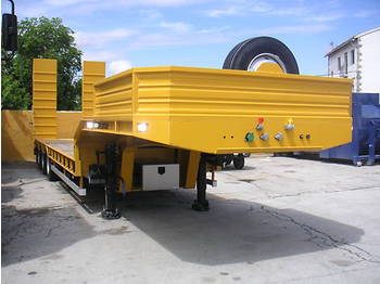  Lowbed semi-trailer Galtrailer PM3 3axles - Semi-remorque surbaissé