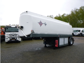 Semi-remorque citerne pour transport de carburant Wauters Fuel tank alu 22 m3 / 4 comp + pump + counter: photos 1