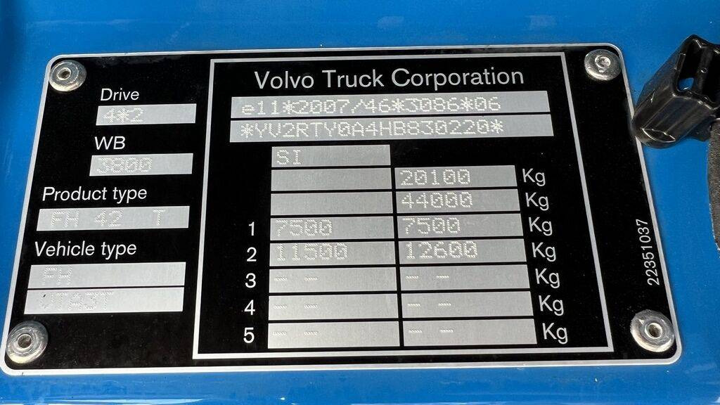 Tracteur routier Volvo FH 460 4x2 tractor unit - VEB + - euro 6: photos 13
