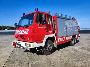  - STEYR 791 4x4 Feuerwehr Kran, Seilwinde & Lichtmast - Camion de pompier