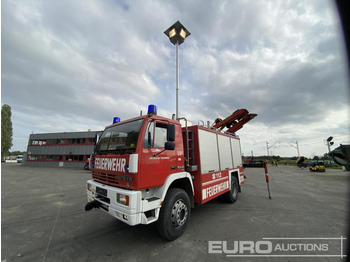  Steyr 4WD Fire Truck, Palfinger PK7000 Crane, Manual Gearbox, Front Winch, Generator, Light Tower (German Reg. Docs. Service History and Manuals Available) - Camion de pompier