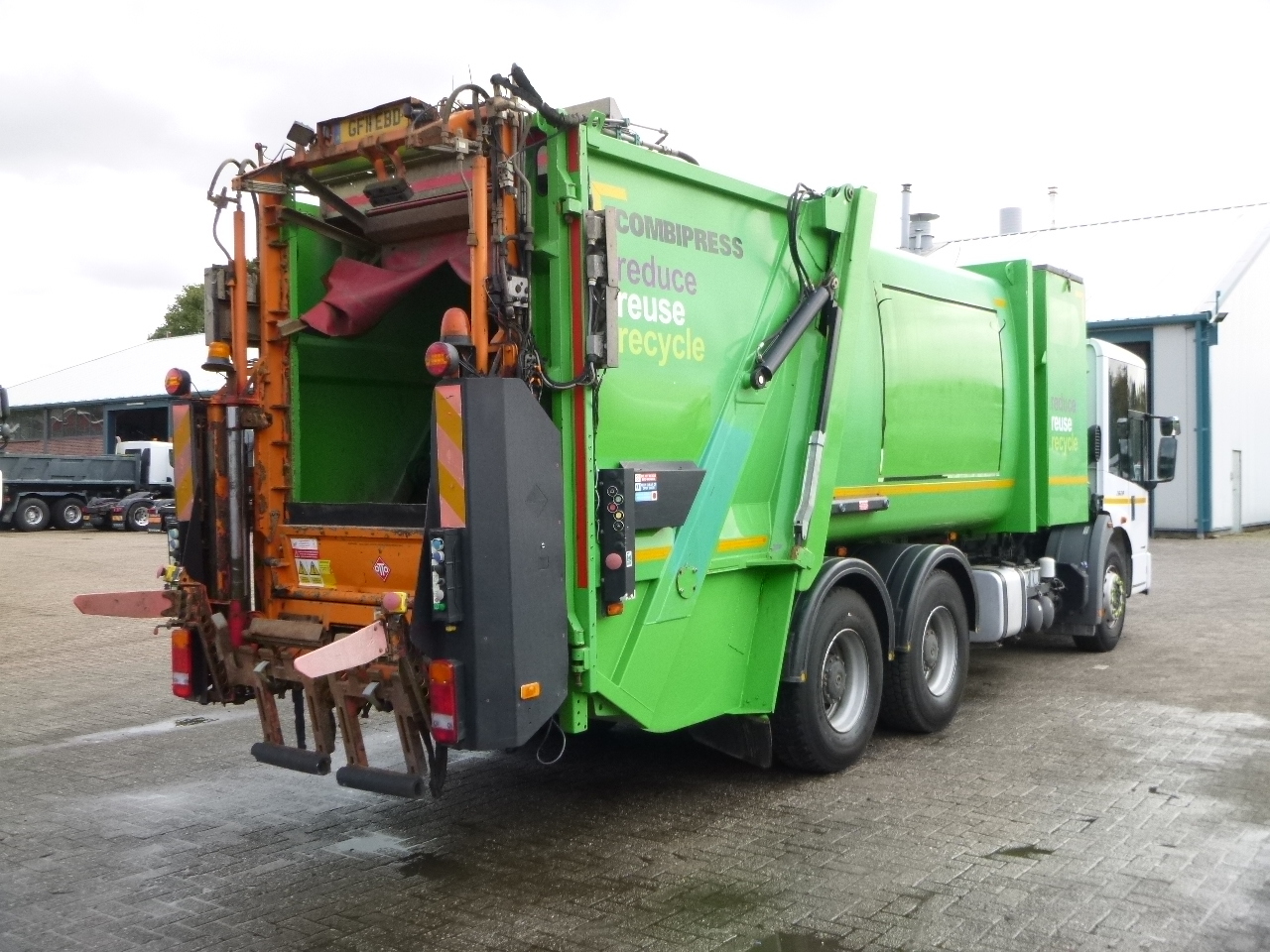 Benne à ordures ménagères Mercedes Econic 2629LL 6x4 RHD Faun refuse truck: photos 3