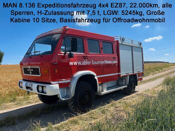 Véhicule utilitaire, Utilitaire double cabine MAN VW 8.136 4x4 Expeditionsfahrzeug H-Zulassung 7,5: photos 1