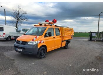 VOLKSWAGEN Transporter T5 Doka 19 TDI - utilitaire rideaux coulissants (plsc)