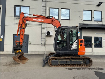 Hitachi ZX 85 US-5 Pyörittäjä, 3-Kauhaa Mini pelle en vente sur