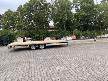 Semi-remorque Möslein  11,9 t Tandemanhänger- Tieflader, ausziehbar: photos 5