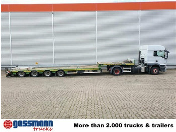 Semi-remorque surbaissé pour transport de équipements lourds Faymonville STN-4AX, Ausziehbar auf 16,8m, 2x Lenkachse: photos 2