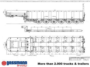 Semi-remorque surbaissé pour transport de équipements lourds Goldhofer STZ-L 6-67/80 A, 6 Achsen, 86.000kg Ges.-Gew.: photos 4 Semi-remorque surbaissé pour transport de équipements lourds Goldhofer STZ-L 6-67/80 A, 6 Achsen, 86.000kg Ges.-Gew.: photos 4