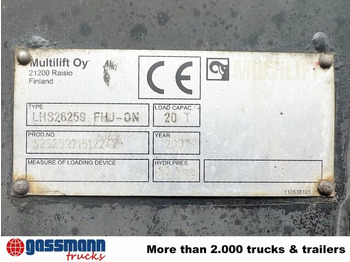 Camion ampliroll MAN TGA 26.440 6X2-2 BL, Liftachse: photos 2