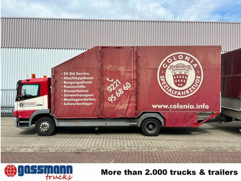 Camion à rideaux coulissants Mercedes-Benz Atego 1223 L 4x2, Kompl. Zug, Lift- &: photos 2