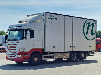 Camion fourgon Scania R500 V8 Highline 6x2*4 - Box with side doors - Loadlift - Manual gearbox with retarder - Full air - Steering axle: photos 3