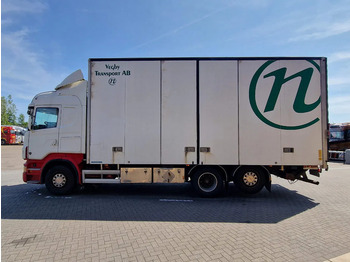Camion fourgon Scania R500 V8 Highline 6x2*4 - Box with side doors - Loadlift - Manual gearbox with retarder - Full air - Steering axle: photos 4