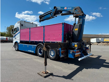 Camion grue Volvo FH 16.550 6x24 / Crane HMF 3220K4 Euro 6: photos 5