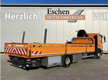 Camion plateau, Camion grue MAN TGM 15.290 4x2 BL / HIAB Faltkran: photos 5