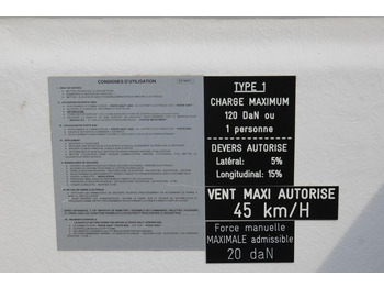 Camion avec nacelle Renault Master  Comilev 100TF1 10m Klima nur 167h HU-UVV: photos 3