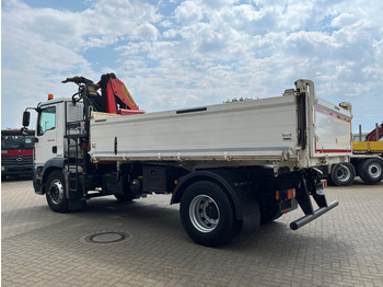 Camion benne, Camion grue MAN MAN TG-M 2-Achs Kipper Kran 18.340 4x2  Palf. PK 13001 KA: photos 3