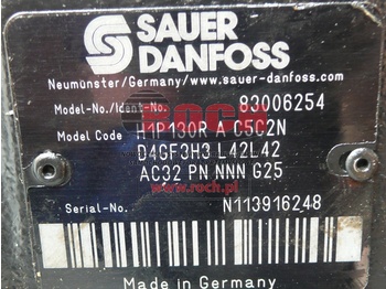 Pompe hydraulique SAUER H1P130RAC5C2N D4GF3H3L42L42 AC32PNNNNG25 83006254: photos 2