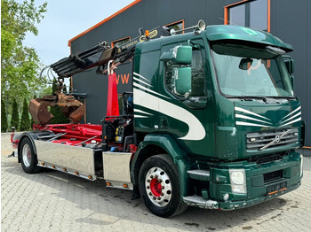 Camion grue Volvo FL290 4x2 Abrollkipper Kran PALFINGER bis 12 m: photos 1