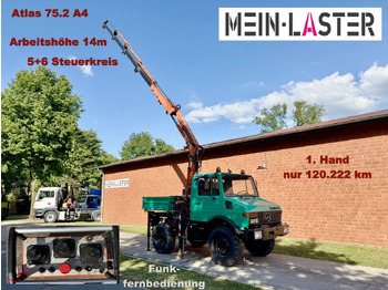 Camion grue UNIMOG U1200