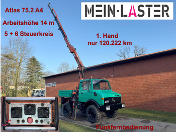 Camion grue UNIMOG U1200
