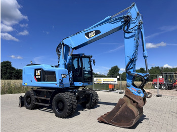Pelle sur pneus CATERPILLAR M 318 F Oil Quick OQ 65 Deutsche Maschine Top !: photos 4