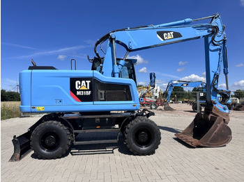 Pelle sur pneus CATERPILLAR M 318 F Oil Quick OQ 65 Deutsche Maschine Top !: photos 2