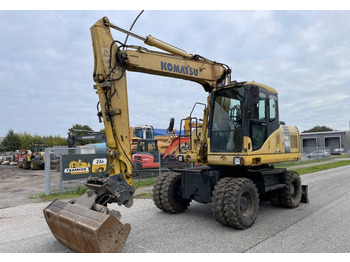 Pelle sur pneus KOMATSU PW160