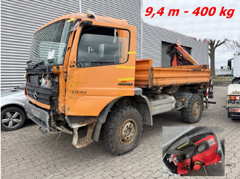 Crédit-bail de Mercedes-Benz Atego 1023 A 4x4 mit Unfallschaden! Atego 1023 A 4x4, Einzelbereifung, Heckkran Palfinger PK4501-B, Funk, UNFALLSCHADEN! Mercedes-Benz Atego 1023 A 4x4 mit Unfallschaden! Atego 1023 A 4x4, Einzelbereifung, Heckkran Palfinger PK4501-B, Funk, UNFALLSCHADEN!: photos 1