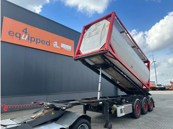 Semi-remorque porte-conteneur/ Caisse mobile VAN HOOL 20'