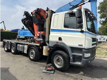 Camion grue DAF CF 85.480 8x4 + CRANE PALFINGER PK90002 F (7x) - MANUAL ZF - RETARDER - BIG AXLES / HUB REDUCTION - STEEL SPRING: photos 2