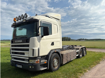 Camion ampliroll SCANIA 124