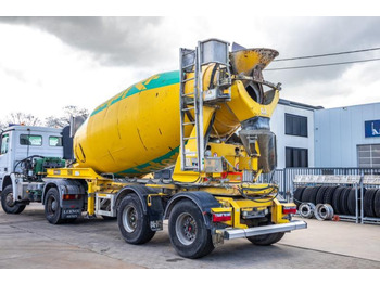 Semi-remorque malaxeur Cifa BETON MIXER/MALAXEUR/MISCHER-12M3- STEERING AXLE: photos 4