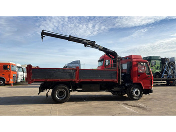 Camion plateau, Camion grue Volvo FL 10 - 320 (MANUAL PUMP / STEEL SUSP. / CRANE / LAMES / POMPE MANUELLE): photos 4 Camion plateau, Camion grue Volvo FL 10 - 320 (MANUAL PUMP / STEEL SUSP. / CRANE / LAMES / POMPE MANUELLE): photos 4